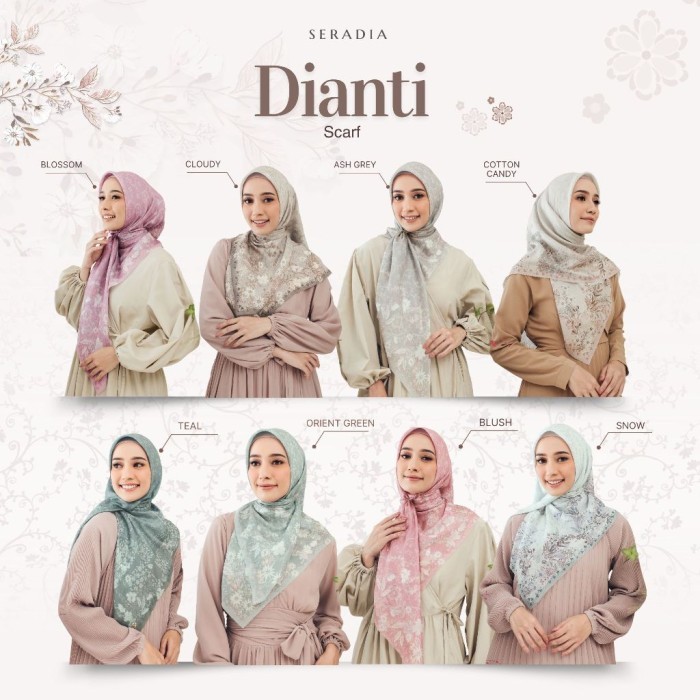 Seradia Hijab Segi Empat - Dianti #Original
