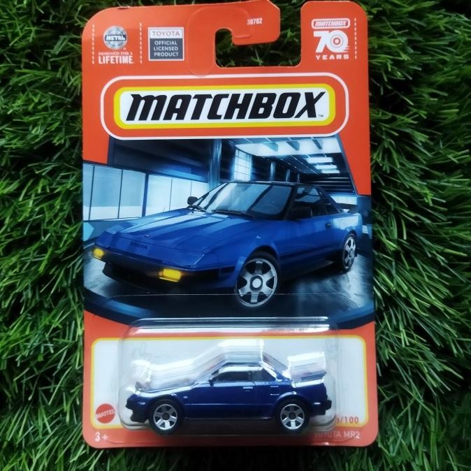 matchbox toyota mr2 biru