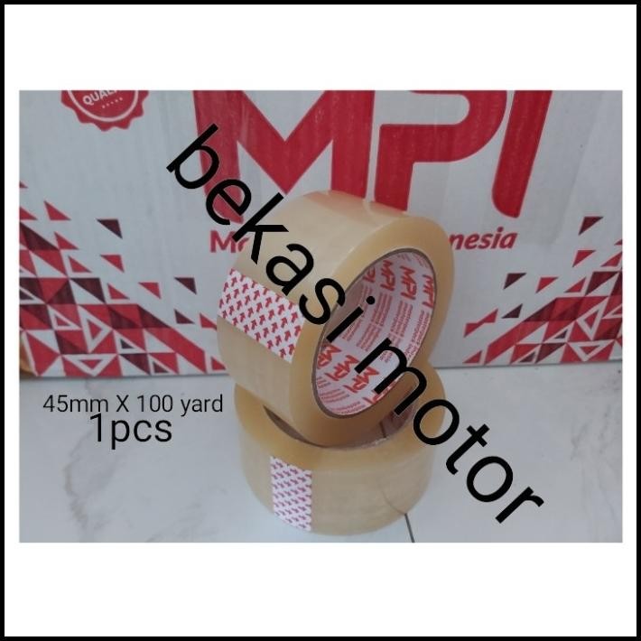 

BEST DEAL ISOLASI LAKBAN BENING 45MM X 100 YARD CLEAR !