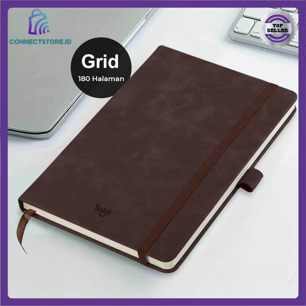 

Buku Tulis Memo Paper Business Notebook Leather Cover A5 - Chocolate