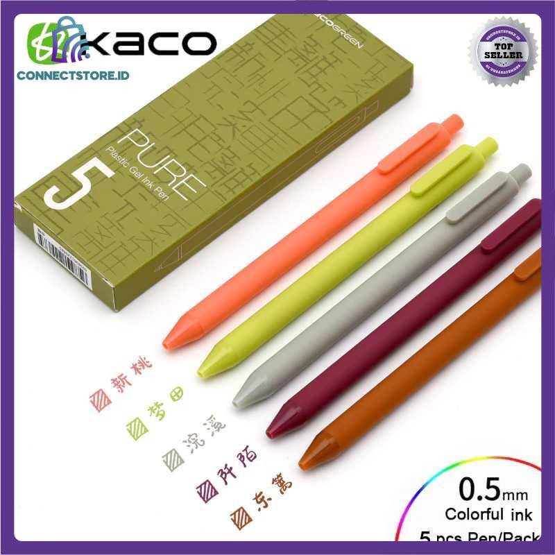 

PURE Classic II Gel Pen Pena Pulpen 0.5mm 5 PCS (Colorful Ink) - Multi Warna