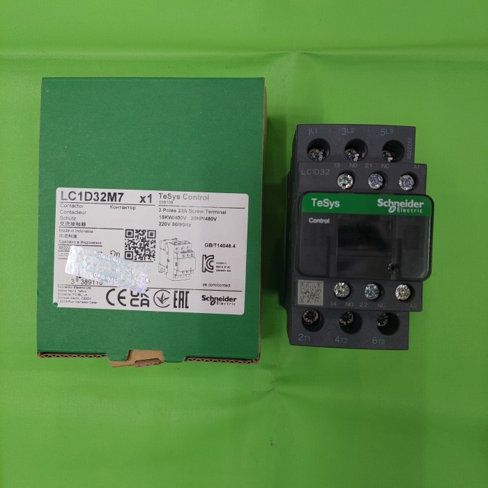 Kontaktor Lc1D32 / Contactor Lc1D32 Koil Ac Schneider