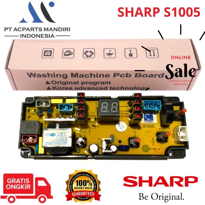 MODUL MESIN CUCI SHARP ES-G865P-G