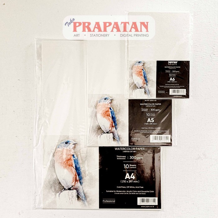 

Joyko Watercolor Paper 300Gsm Wlp-2500 Kertas Cat Air #Original