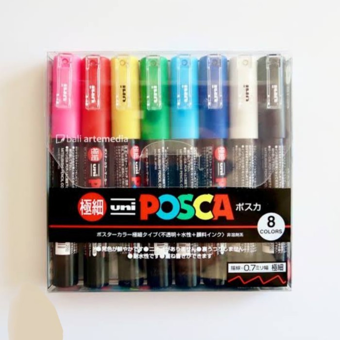 

Uni Posca Pc-1M 8C Ekstra Fine Marker #Original