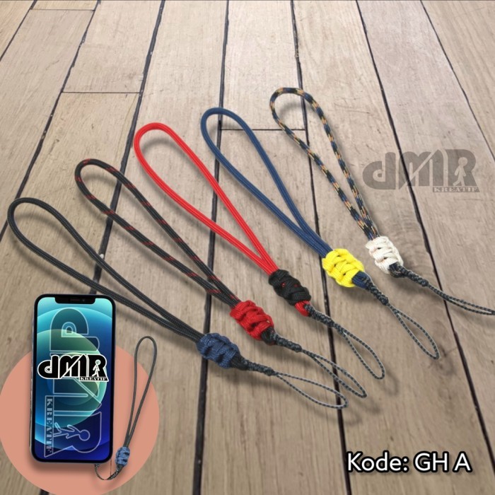 BERGARANSI Tali Gantungan HP Pendek Strap HP Aksesoris Tali Gantung Wrist Strap