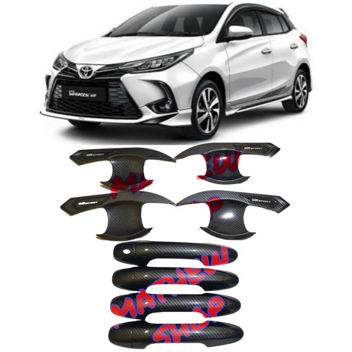 Paket Outer Cover Yaris Gr Sport 2018-2022 Carbon & Cover Handle Yaris