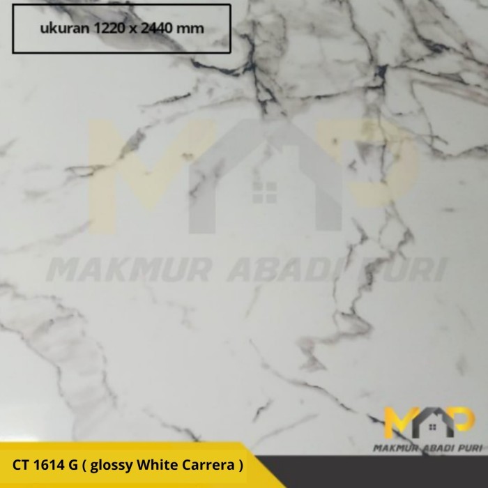 Terlaris Produk Hpl Carta CT 1614 G ( glossy white carrera )