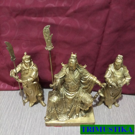 READY STOKKK Patung Kwan Kong / Kwan Kung (1 set) kuningan