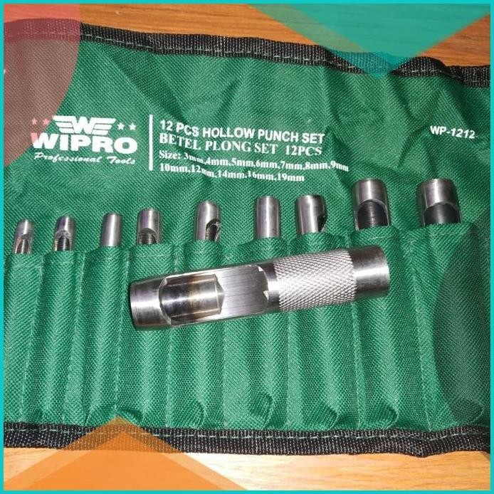 

Hollow Punch Set 12 PCS - WIPRO Betel Plong Set 11OKTZ4 perkakas