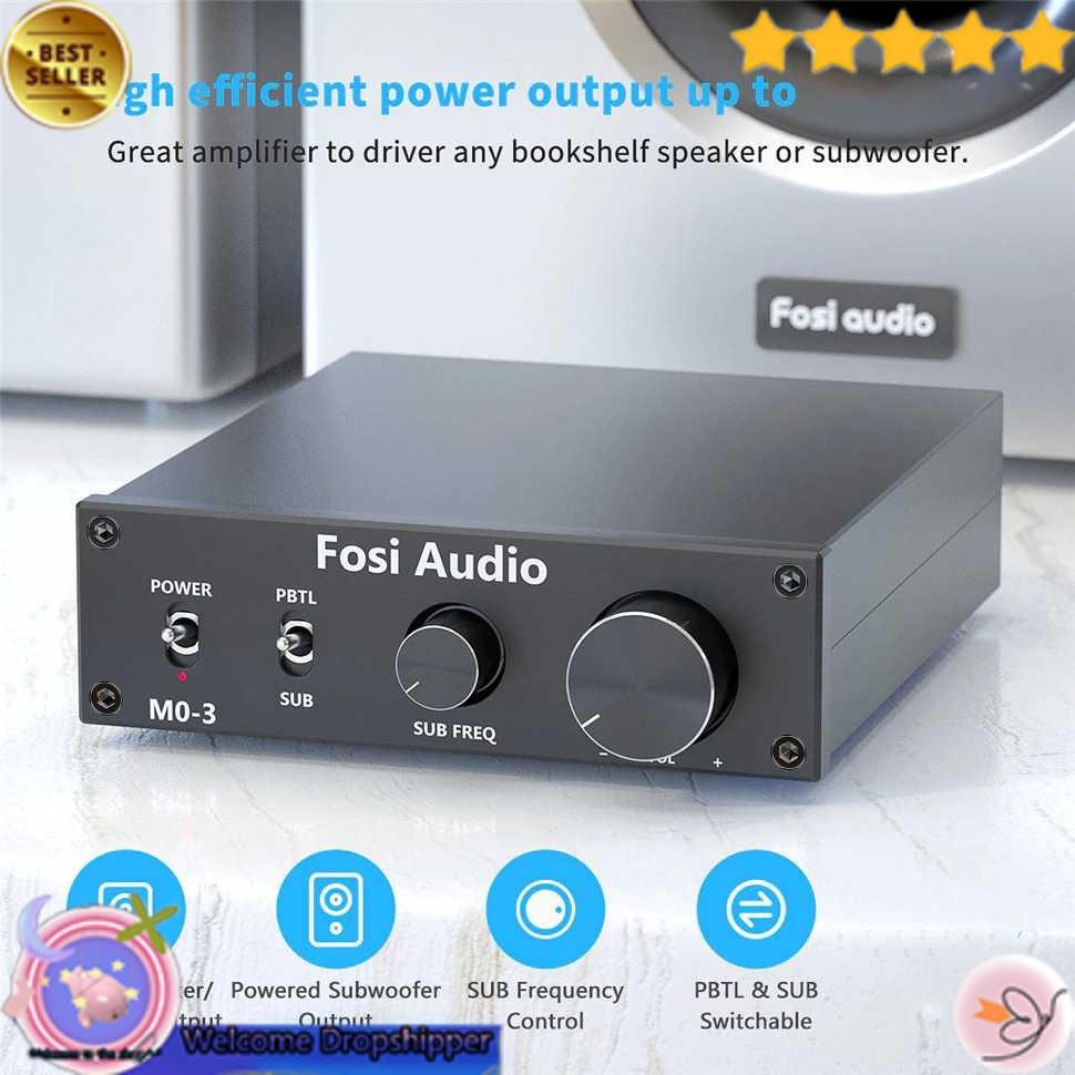 Yourfavproduct Fosi Audio Subwoofer Amplifier Mono Channel 200W TPA3255D2 - M03 WD18X