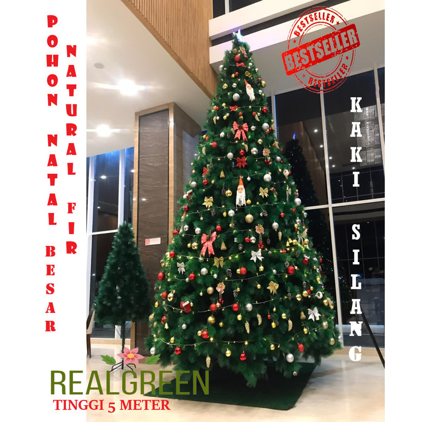 HARGA DISC - Premium Pohon Natal Jumbo Besar Khusus Gedung Tinggi Outdoor