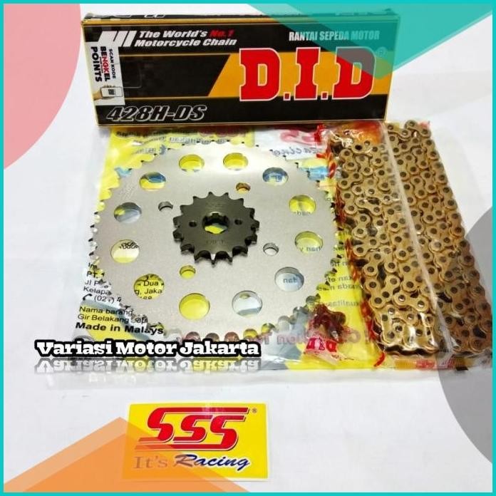 Gear Set SSS CB150R Led CBR150 LED CB150R  CBR150R Lubang Baut 4  Rant