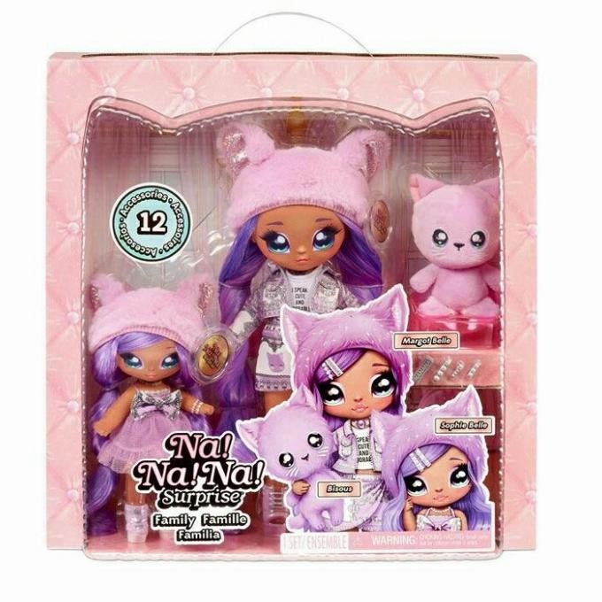 NANANA FAMILY SURPRISE NA NA NA LAVENDER KITTY