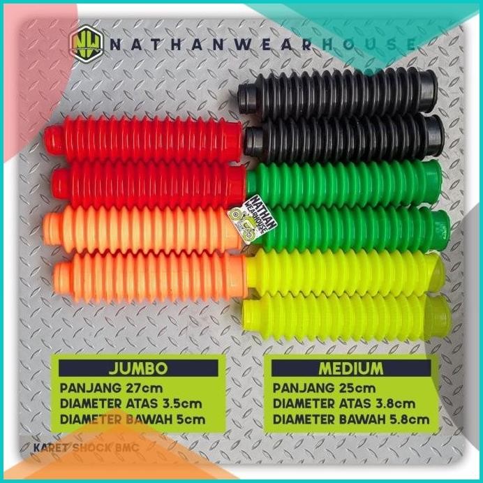 Karet Shock Trail Supermoto Motor Matic USD Universal Jumbo Medium BMC