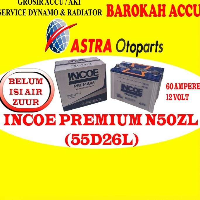 AKI INCOE PREMIUM N50ZL / 55D26L ASTRA OTOPARTS