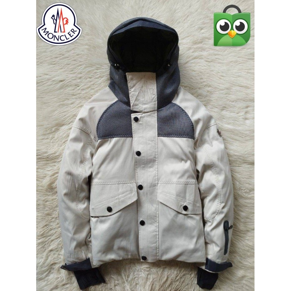 MONCLER GRENOBLE WHITE PUFFER