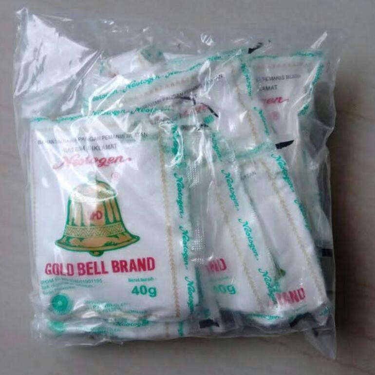 

SODIUM LONCENG PEMANIS NEOTOGEN GOLDEN BELL BRAND - 1pak isi 10pcs