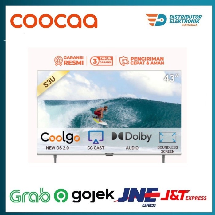 Coocaa 43 inch Digital Smart TV Coocaa 43S3U