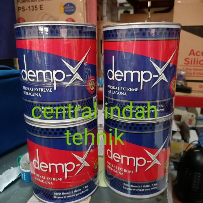 

BEBAS ONGKIR - lem demp-x dempx perekat extreme serbaguna 2kg