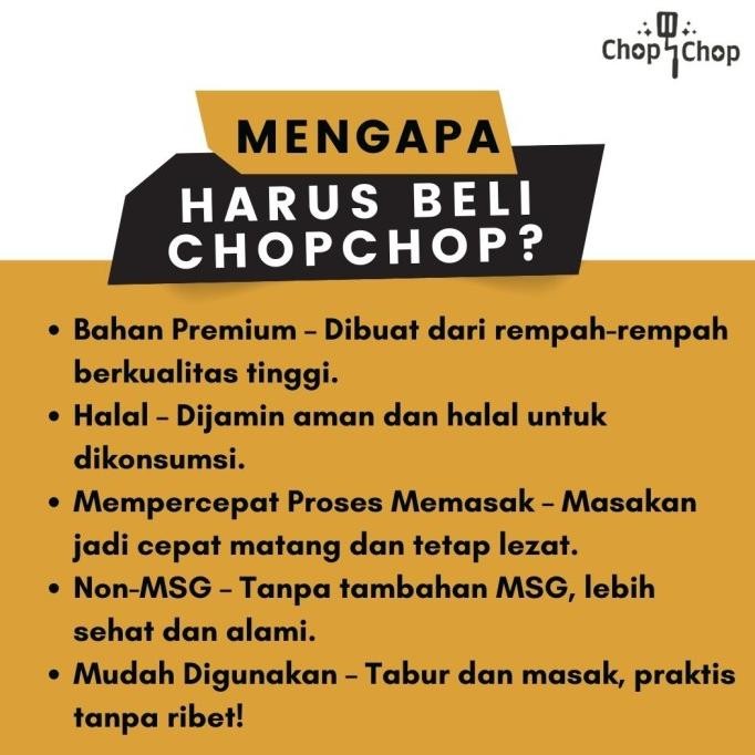 

ChopChop Nusantara Mix Rub Sambal Matah Bumbu Marinasi Rendah Kalori / Diet Serbaguna 100gr KGS