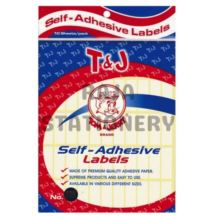 

TERMURAH - LABEL TOM & JERRY STICKER TOM AND JERRY 103 107 123 127 PACK [25PCS]