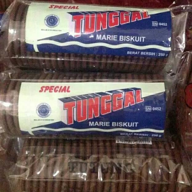 

Biskuit marie tunggal gosong tutung spesial 250 gr Biskuit Marie over baked