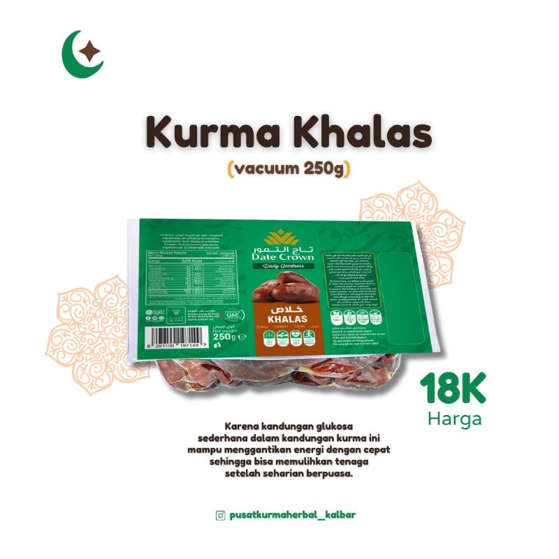 

Kurma Khalas Date Crown