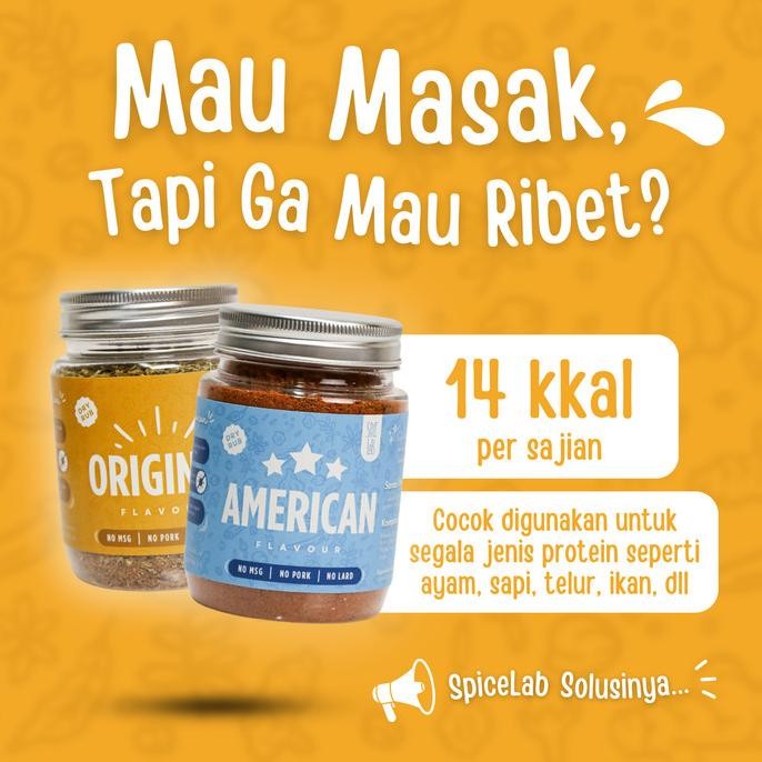 

Bundle American & Original Dry Rub SpiceLab Bumbu Marinasi Serbaguna KGS