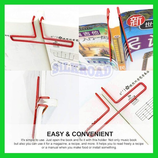

Stationery & Books > Pembatas Buku Baca Bookmark Clip Book Music Bookmarker 2