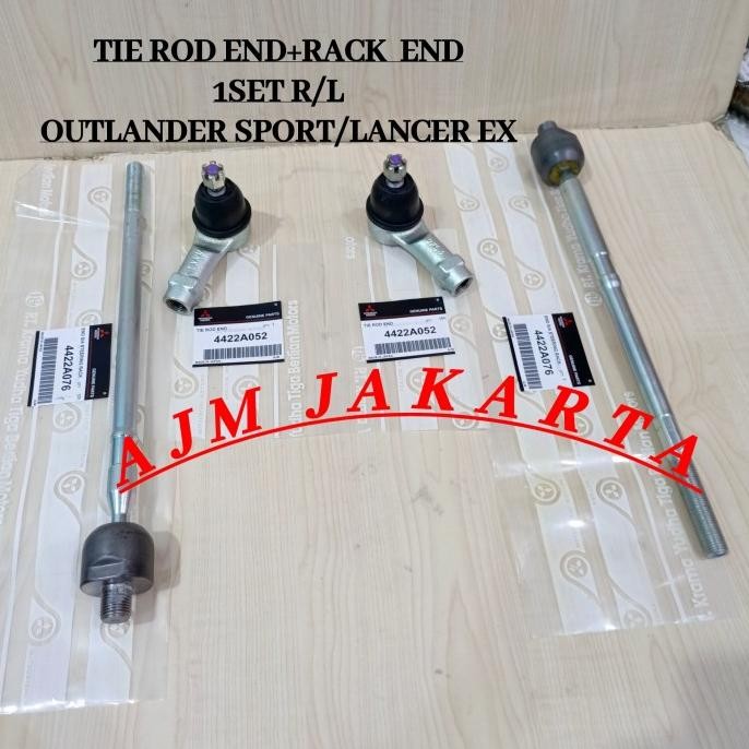 Rack end Long tie rod + Tie rod End Grandis outlander sport lancer ex