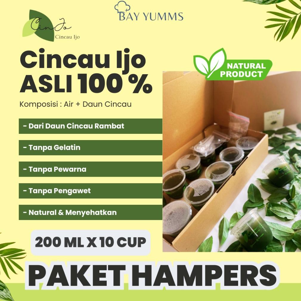 

klp PROMO Paket Hampers Cincau Hijau / Cincau Ijo / Birthday Gift / GWS / Bingkisan / Christmas Gift / Natal