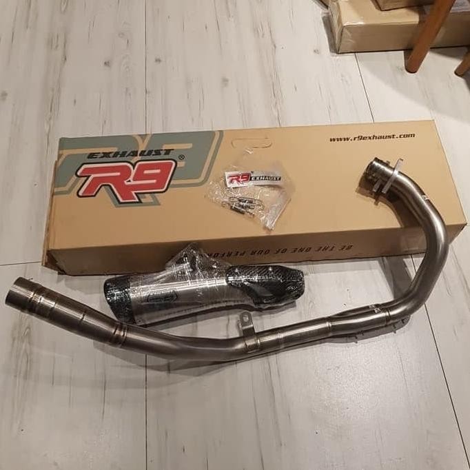 Knalpot R9 NEW H2 NEW TITANIUM NINJA 250 FI CBR250RR R25 MT25 ORIGINAL