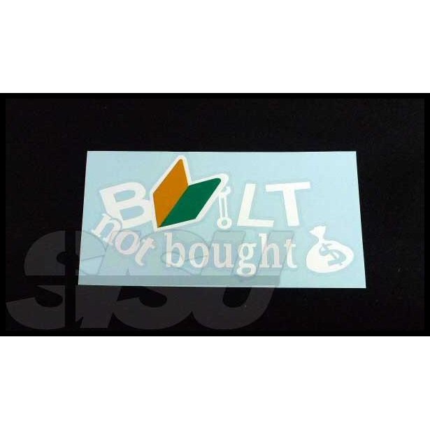 

TERBARU STIKER BUILT NOT BOUGHT !!!!!!