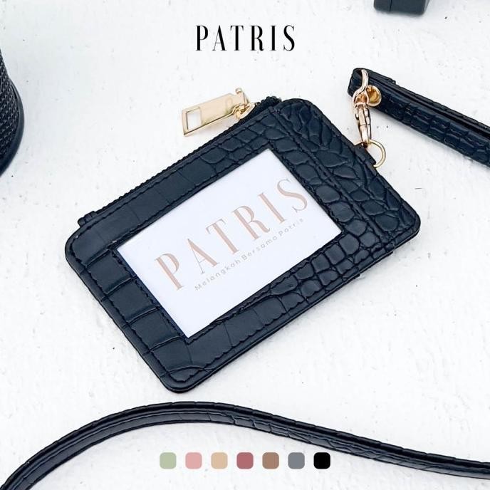 

Dompet Cewek Patris Navila Lanyard Id Card Holder Name Tag Kulit Dua Sisi