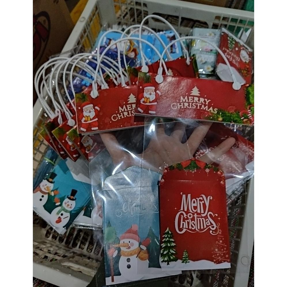 

Promo Natal (10 Pcs) Tas Snack Hampers Parcel Natal Free Amplop Asli