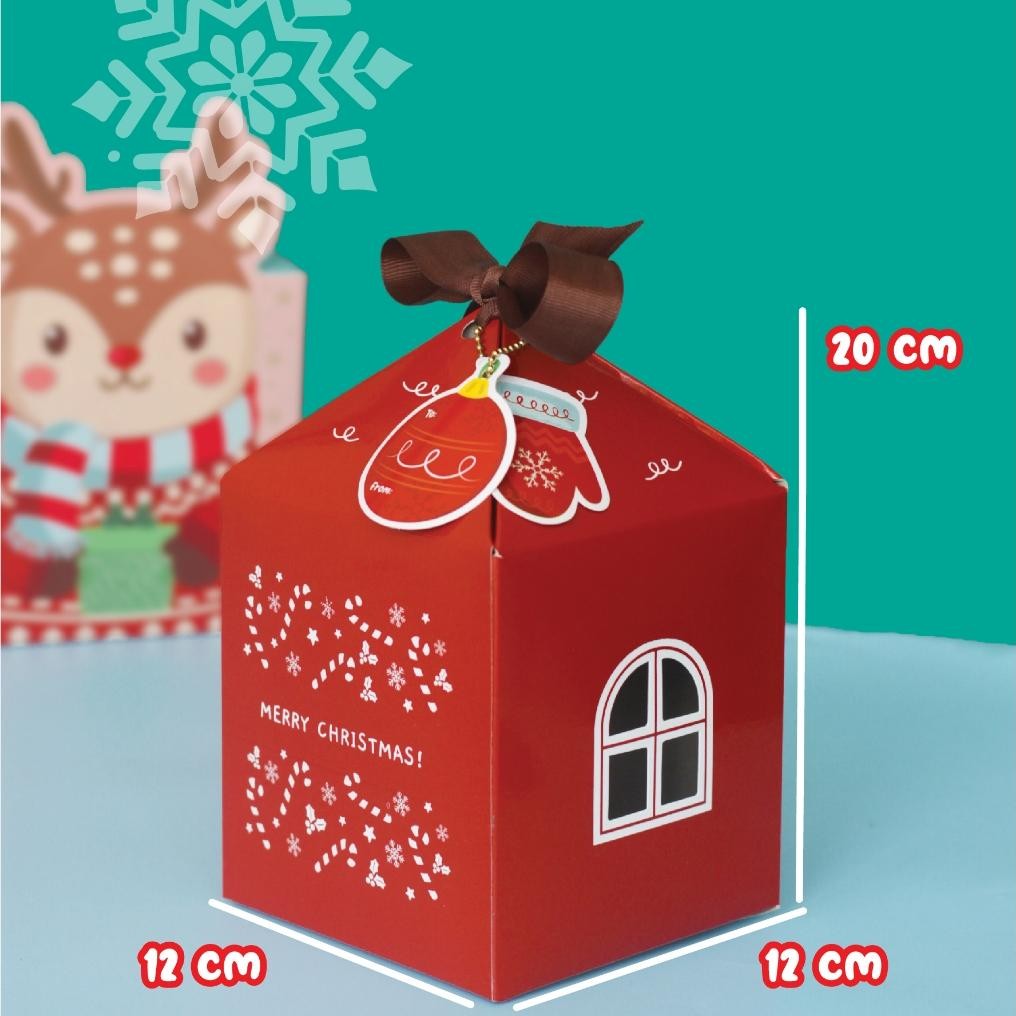 

Diskon 10 Pcs Box Hampers Natal Muat 2-3 Toples Biggy Atau Persegi 250Gr - Red House Termurah
