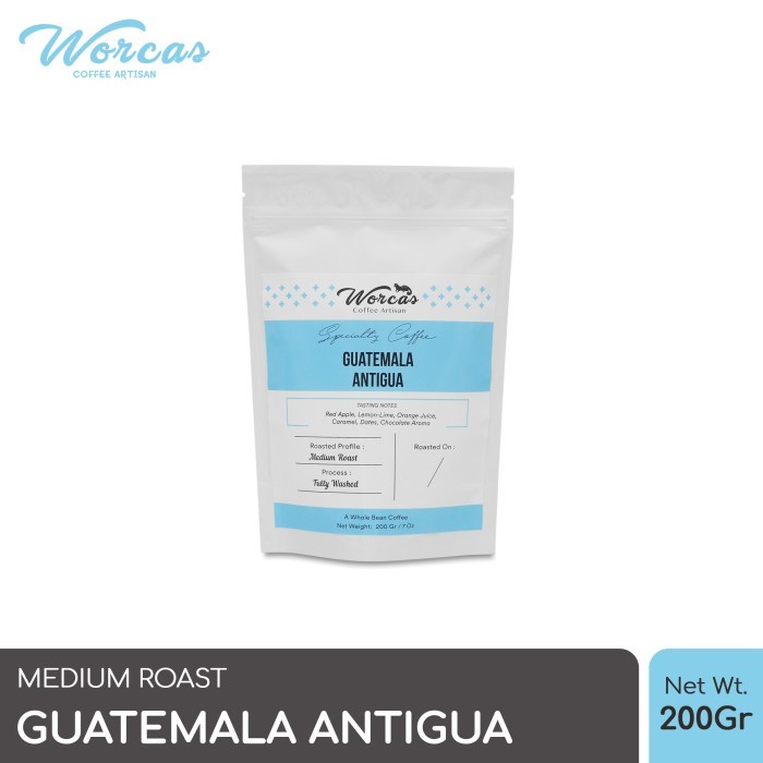 

Worcas Arabica Guatemala Antigua 200Gr - Medium Roasted Coffee