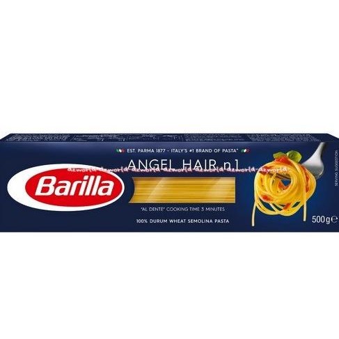 

Barilla Angel Hair NO.1 Mie Spaghetti Makanan Instant 500gr Mi Barila