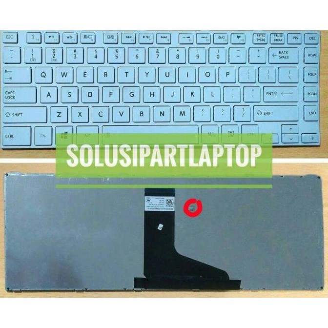 KEYBOARD TOSHIBA L800 L805 L830 L840 M800 M805 FRAME WHITE H32T