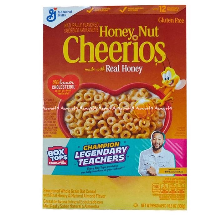 

Honey Nut Cheerios Whole Grain Oats 306gr Sereal Madu Kacang Cerios