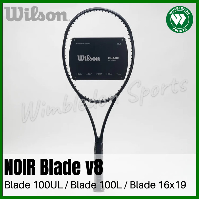 Raket Wilson Noir Blade 98 v8 / Raket Wilson Blade Noir 100L 100UL v8