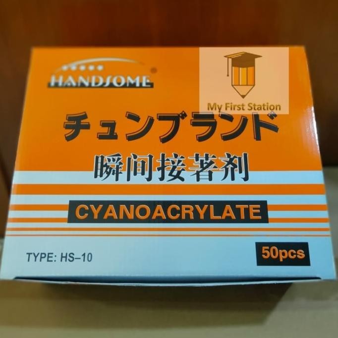 

Lem Super Glue/Lem Korea Handsome - Hs 10- 20Ml - Harga Per Box 50 Pcs
