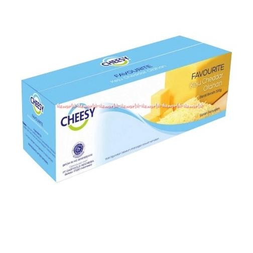 

Cheesy Favourite Processed Cheddar Cheese Keju Chedar Olahan 400gr