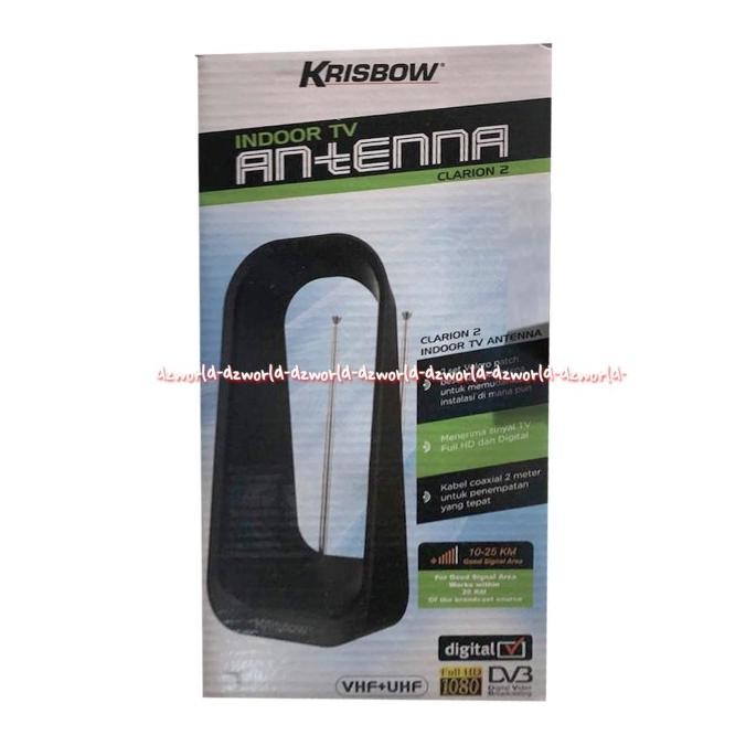 

Krisbow Antenna Clarion Antena Tv Indoor Untuk Dalam Ruangan Kamar