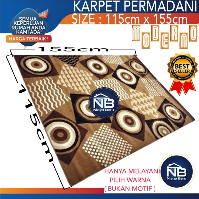 TERMURAH - Karpet permadani Moderno 115 x 155 cm