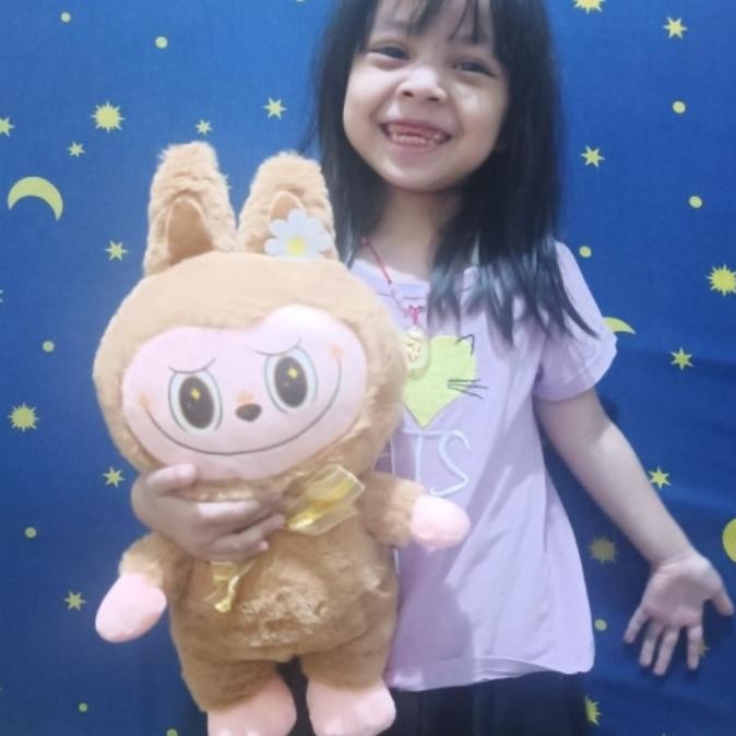 Boneka labubu monster macaron GM