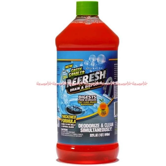 

Green Gobbler Refresh Drain Disposal 946ml Pelancar Saluran Air