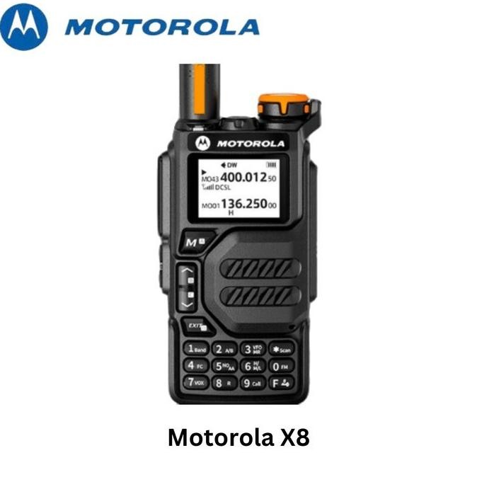 Terlaris Handy Talkie Motorola X8 Radio HT Motorola x8 10Watt Dual Band UHF/VHF 5500mAh