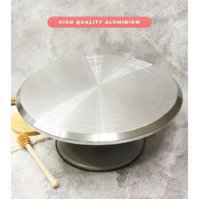 MEJA PUTAR TIGERSON PHILTI | AKSESORIS KUE | TATAKAN KUE |TURN TABLE H32S